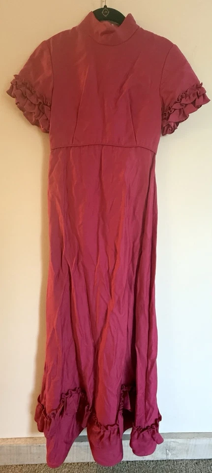 Винтажное платье Emma Domb 1960-х размер винтажное 7 XS ярко-розовое сделано в Союзе Barbiecore - Изображение 1 из 4