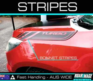 2012-2015 Holden Colorado side bonnet stripes decals stickers decal 4x4 LTZ Z71 - Picture 1 of 8