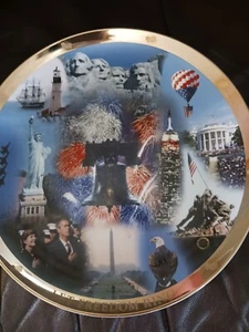 Let Freedom Ring 12" Collector Plate Danbury Mint B314 Historical scene - Picture 1 of 5
