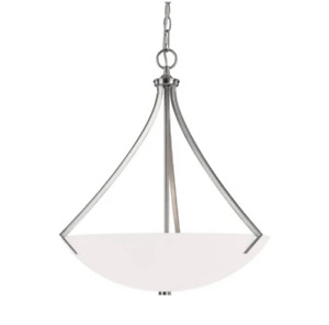 Capital 4038BN Stanton Pendant, 3-Light 300 Total Watts, Brushed Nickel. New