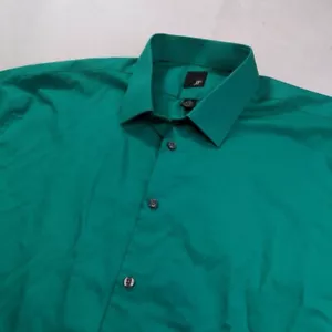 J. Ferrar Slim Fit Long Sleeve Button Up Dress Shirt Men's 2XL - Picture 1 of 8