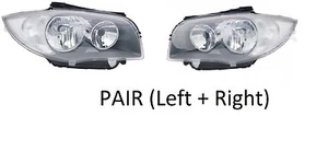 BMW 1 Series E87 E81 E82 E88 2009 -2011 Headlight Facelift LCI PAIR (Left+Right) - Bild 1 von 3