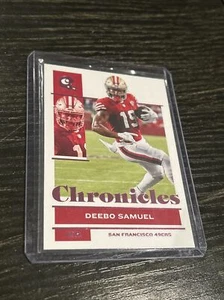2021 Panini Chronicles - Pink #78 Deebo Samuel 49ers Insert Pink Text Foil - Picture 1 of 2