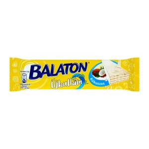 40x Hungarian BALATON Ujhullam White Chocolate Wafer Bar Coconut Flavor 33g - Picture 1 of 1
