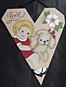 Valentine's Day, valentine decor,primitive heart,primitive design,retro valentin - Picture 1 of 3