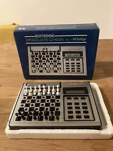Vtg Electronic Chess Set Acetronic Graduate Chess SciSys Complete Working - Picture 1 of 13