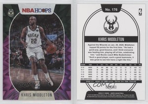 2020-21 Panini NBA Hoops Purple Explosion Khris Middleton #176
