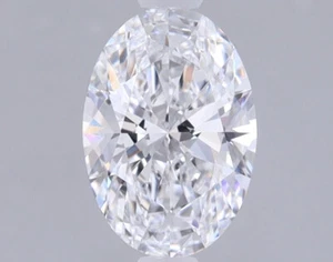 1 CT Oval D VS1 Lab Grown Diamond IGI Certified Engagement Ring - Picture 1 of 2
