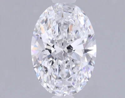 1 CT Oval D VS1 Lab Grown Diamond IGI Certified Engagement Ring - Image 1 of 2