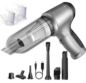 Mini Handheld Vacuum Cleaner Cordless - Car Vacuum Portable Rechargeable with... - Picture 1 of 8