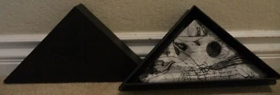 Affliction Hieroglyphic Women's 100% Silk Scarf Skull Print Sheer collector box - Image 1 of 2