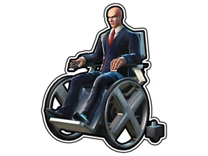 Professor X Wheelchair #1 Comic Sticker Waterproof Vinyl Decal DieCut Car Laptop - Picture 1 of 1
