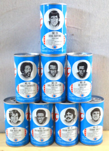 RC Cola Chicago Bears NFL Football Cans 9 Can Set 1978 W/ Tabs Vintage Man Cave