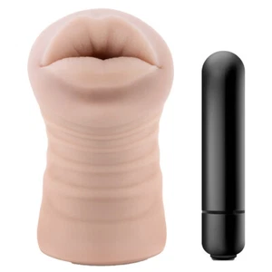 Masturbator Angie mit Kugelvibrator Mund - Bild 1 von 5