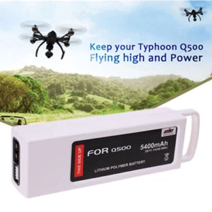 New 11.1V 5400mAh LiPo Battery for Yuneec Q500 4K Typhoon Quadcopter RC Drone - Picture 1 of 8