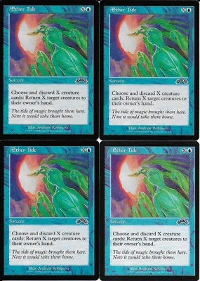 MTG: AETHER TIDE Exodus COMMON; played, Excellent condition x4 - Image 1 of 2