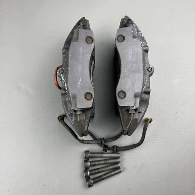 97-12 Porsche Boxster Cayman Base Brembo Rear Left Right Brake Caliper Pair OEM - Image 1 of 4
