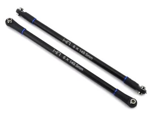 Hot Racing Losi Baja Rey/Rock Rey Aluminum Rear Upper Links (Black) (2) - Picture 1 of 2