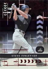 Steve Finley Absolute Memorabilia 2001 Baseball Card #92