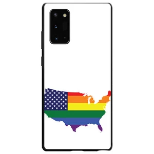 Hard Case Cover for Samsung Galaxy Note US Map Gay Pride Flag - Imagen 1 de 7