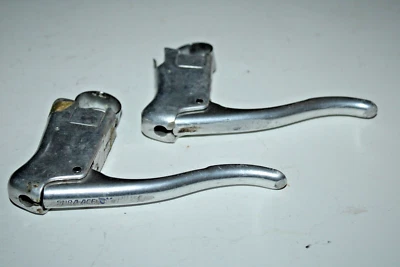 DuraAce Vintage Conjunto de Alavanca de Freio 23.8-24.2mm Touring Racing Road Fast USA Shipper - Imagem 1 de 4