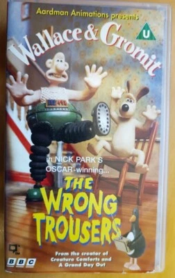 Wallace & Grommit - The Wrong Trousers - Das englische Original auf VHS - Bild 1 von 2