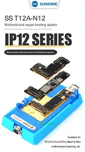 Sunshine SS-T12A N12 iPhone 12 Series 4in1 Motherboard PreHeater Platform UK - Picture 1 of 15