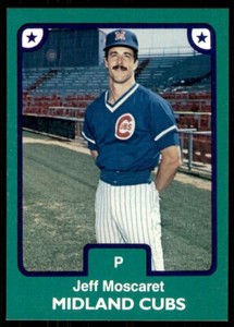 1984 TCMA Minor League Jeff Moscaret Midland Cubs #259
