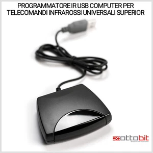 PROGRAMMATORE CENTRALINA USB PC PER TELECOMANDI INFRAROSSI UNIVERSALI SUPERIOR - Foto 1 di 6