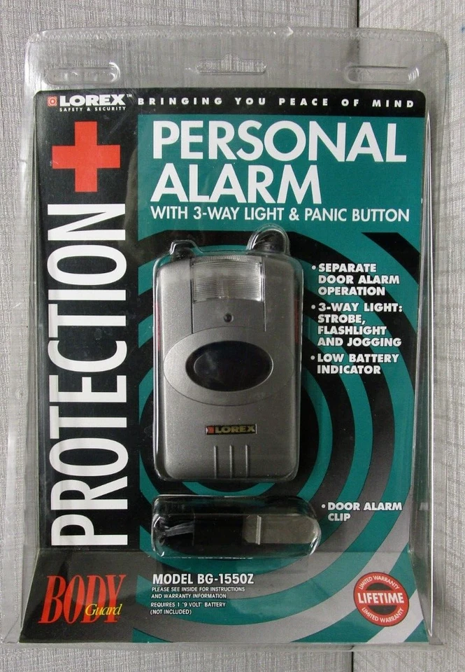 LOTE DE 6 ALARMES PESSOAIS/PÂNICO LOREX BG-1550Z 7859701550 ALARME DE PORTA LUZ 3 VIAS - Imagem 1 de 1