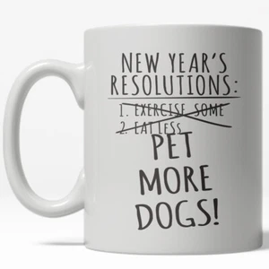 Pet More Dogs Mug Funny Pet Owner Coffee Cup - 11oz - Picture 1 of 6