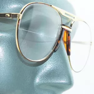 Aviator Traditional True Half Bifocal Reading Glasses +2.00 Tortoise Gold Frame - Picture 1 of 4