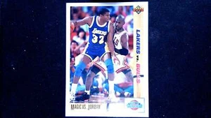 1991-92 Upper Deck #34 Magic vs. Jordan - Picture 1 of 2