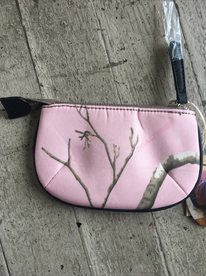 Cartera sin asas Realtree APC camuflada/rosa nueva con etiquetas bolsa interior con cremallera Foto 1 de 4