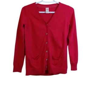 Girls Y2K Gymboree Cardigan Rhinestone Buttons Winter Special Occasion L 10/12 - Picture 1 of 14