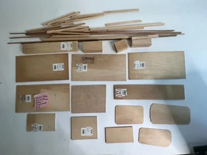 Assorted Balsa Blocks & Lite Poplar Plywood – Model Aircraft Wood Lot #2 - Picture 1 of 9