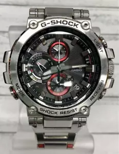 CASIO G-SHOCK MT-G MTG-B1000D-1AJF Solar watch analog stainless steel Rare JP - Picture 1 of 19