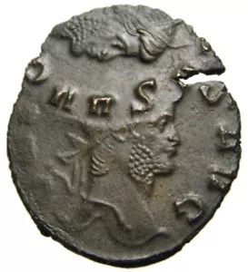 Galienus Æ Antoninianus (267-268 dC) - Ciervo - DOBLE GOLPE - Imagen 1 de 4