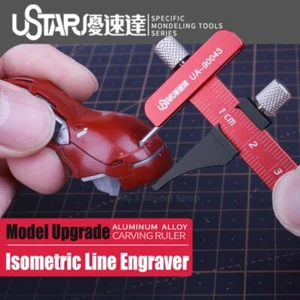 Hobby Model T shape ruler Carving Ruler Isometric Line Engraver Parallel Line - Imagen 1 de 6