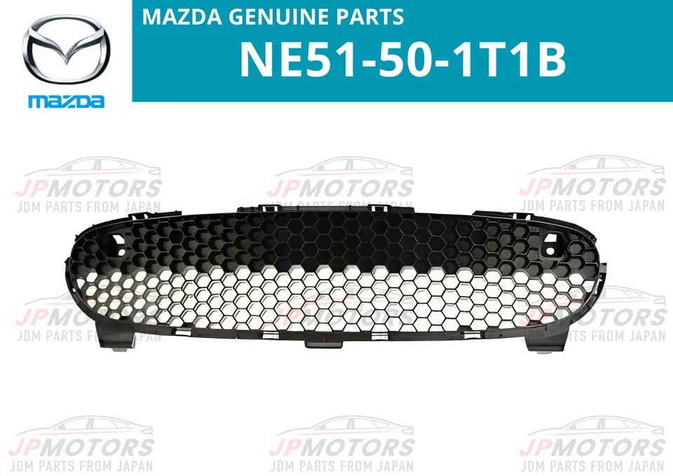 MAZDA Genuine OEM NE51-50-1T1B Front Bumper Grille Mesh 2006-2008 MX-5 Miata - Imagem 1 de 4