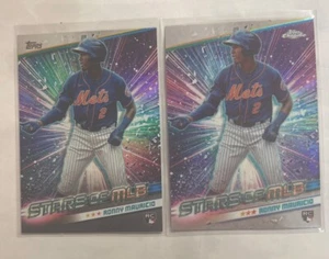 2024 Topps Ronny Mauricio R/C (2 Card Lot) Stars Of MLB Base & Chrome - Picture 1 of 2