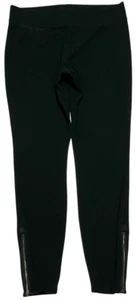 J Jill Pants Womens (S) Black Pull On Skinny Stretch Elastic Waist Ankle Zippers - Picture 1 of 7