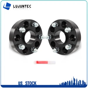 (2) 5X120 1.5" Wheel Spacers M14x1.5 66.9mm For Chevrolet Camaro 2010 2011-2022 - Picture 1 of 9