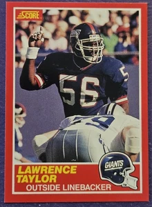 1989 Score #192 Lawrence Taylor Football card New York Giants! HOF! - Picture 1 of 2