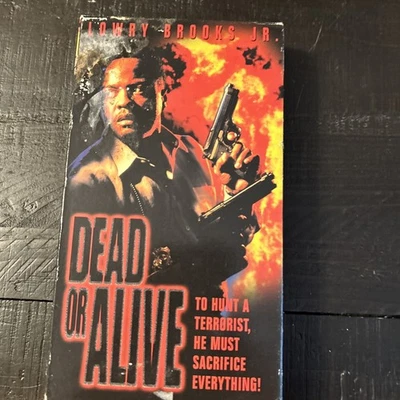 Dead or Alive VHS 2002 Lowry Brooks Jr. Yellow Tape Ex-rental Yellow Case - Image 1 of 4