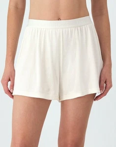 Hanes Originals Women’s SuperSoft Comfywear Rib Sleep Shorts - Picture 1 of 37