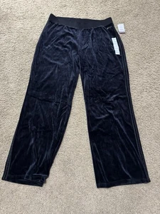 NWT IZOD Movement Black Velvet Lounge / Casual Pants XL - Picture 1 of 1