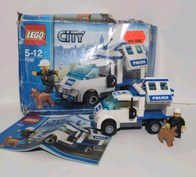 LEGO 7285 - Town: City: Police: Police Dog Unit 2011 + Box & Instructions 