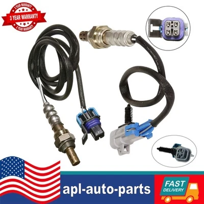 套装 2 氧气传感器 适用于 2001 - 2003 雪佛兰迈锐宝 3.1L 庞蒂亚克 Grand Am 3.4L V6 — 第 1/4 张图片