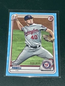 2020 Bowman Draft Holden Powell SKY BLUE /499 - Picture 1 of 1